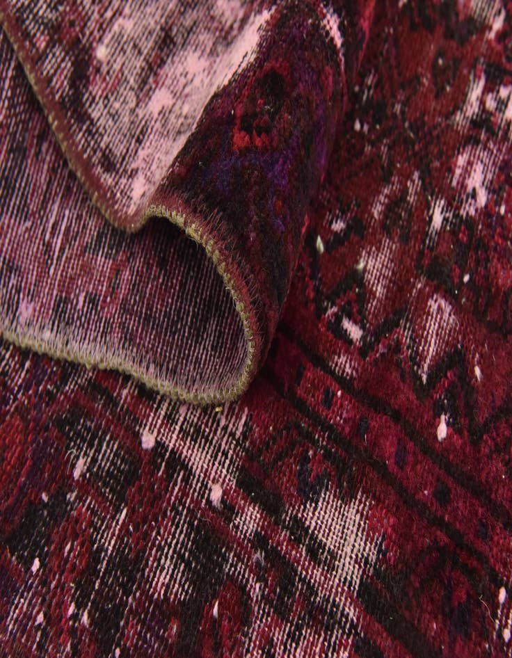 Detail image of 3' x 9' 7 Hand Knotted Ultra Vintage Persian Wool Runner Rug