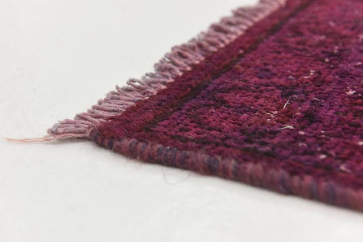 Detail image of 3' 8 x 10' 4 Hand Knotted Ultra Vintage Persian Wool Runner Rug
