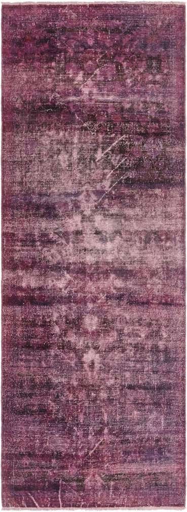 3' 8 x 10' 4 Hand Knotted Ultra Vintage Persian Wool Runner Rug