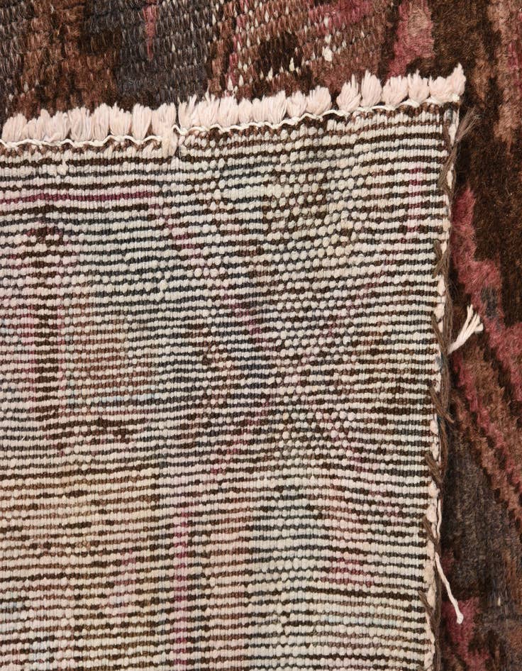 Detail image of 4' 1 x 13' 5  Hand Knotted Ultra Vintage Persian Wool Runner Rug
