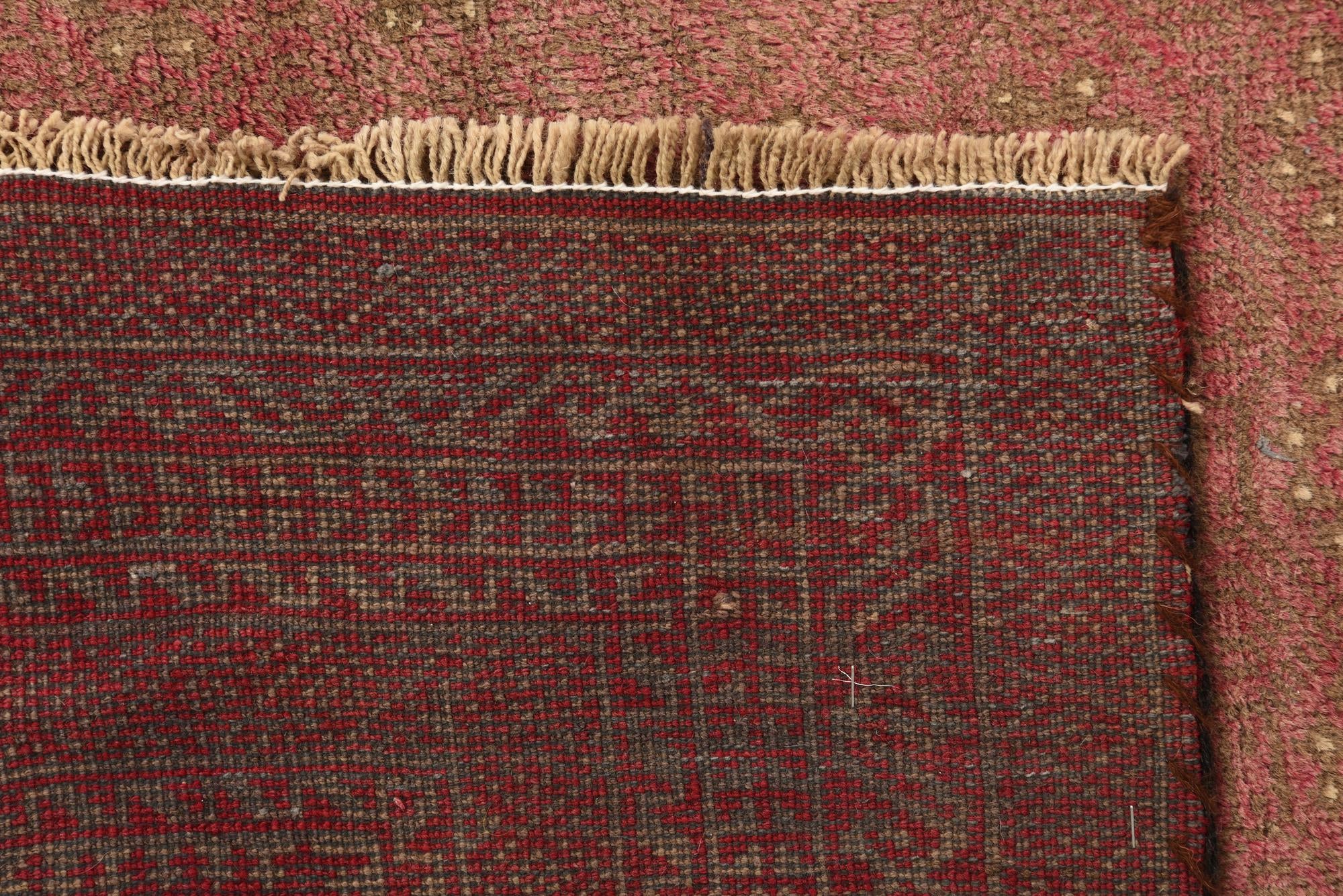 3' 10 x 8' 9 Hand Knotted Ultra Vintage Persian Wool Runner Rug
