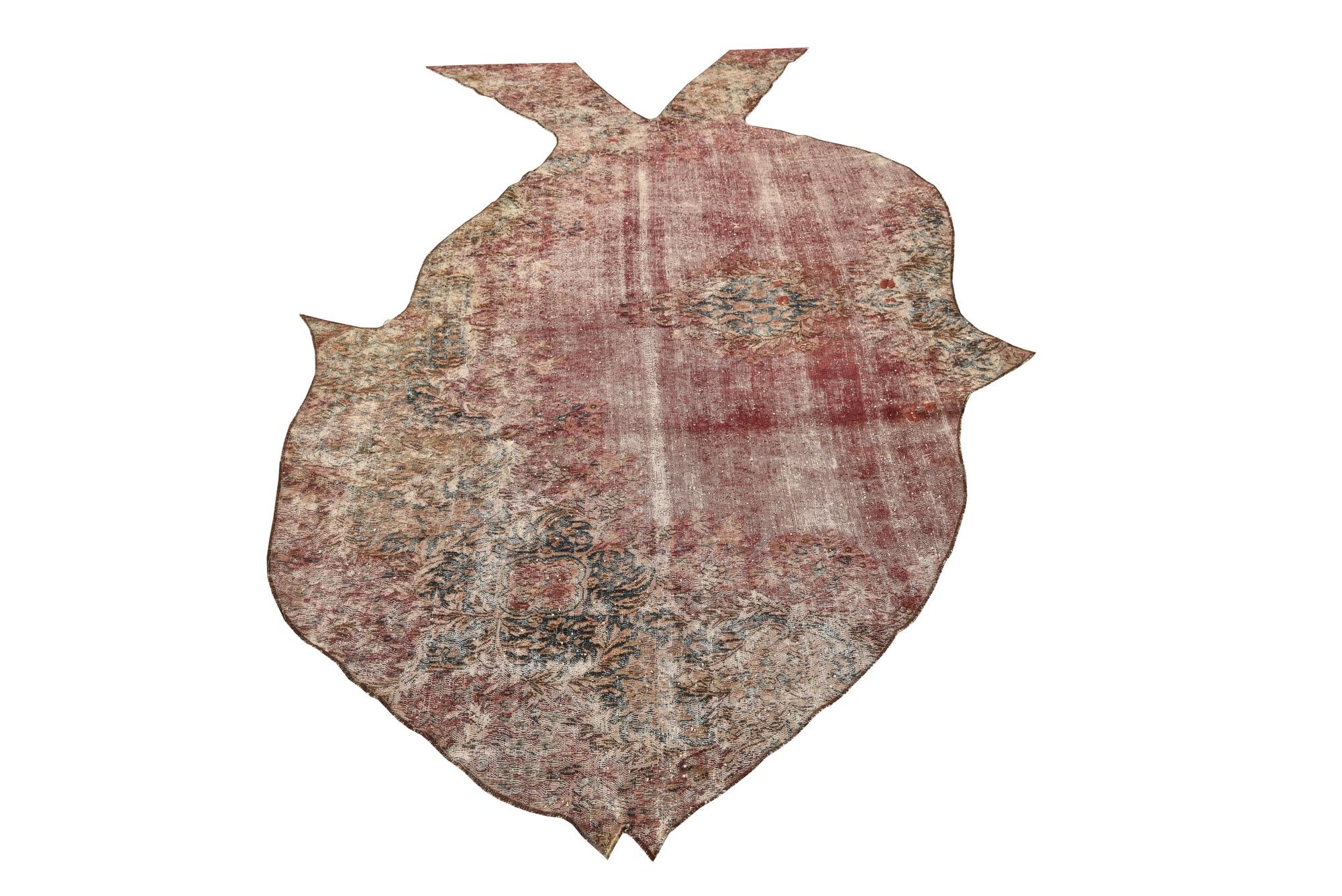 3' 6 x 8' Hand Knotted Ultra Vintage Persian Wool Runner Rug