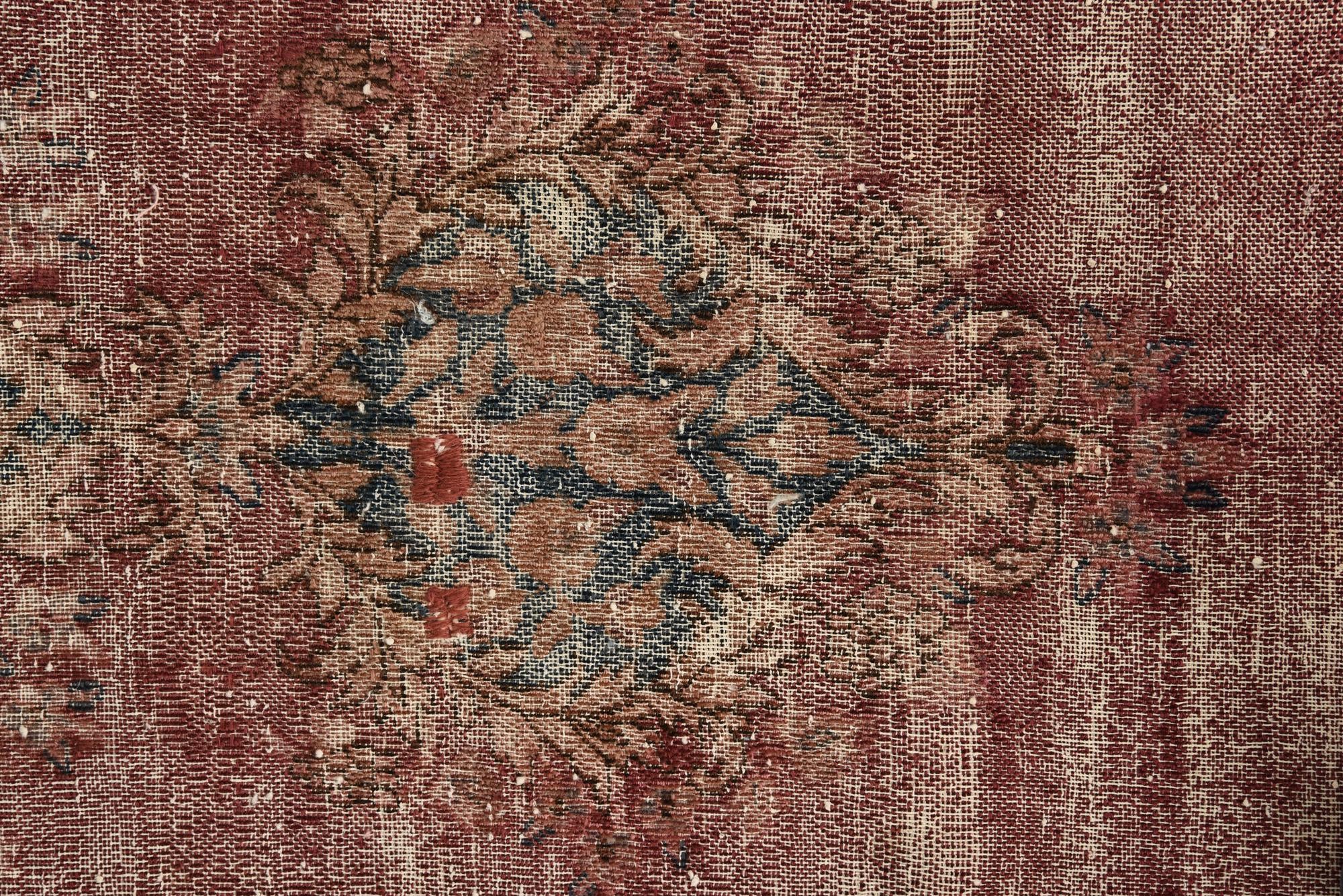 3' 6 x 8' Hand Knotted Ultra Vintage Persian Wool Runner Rug