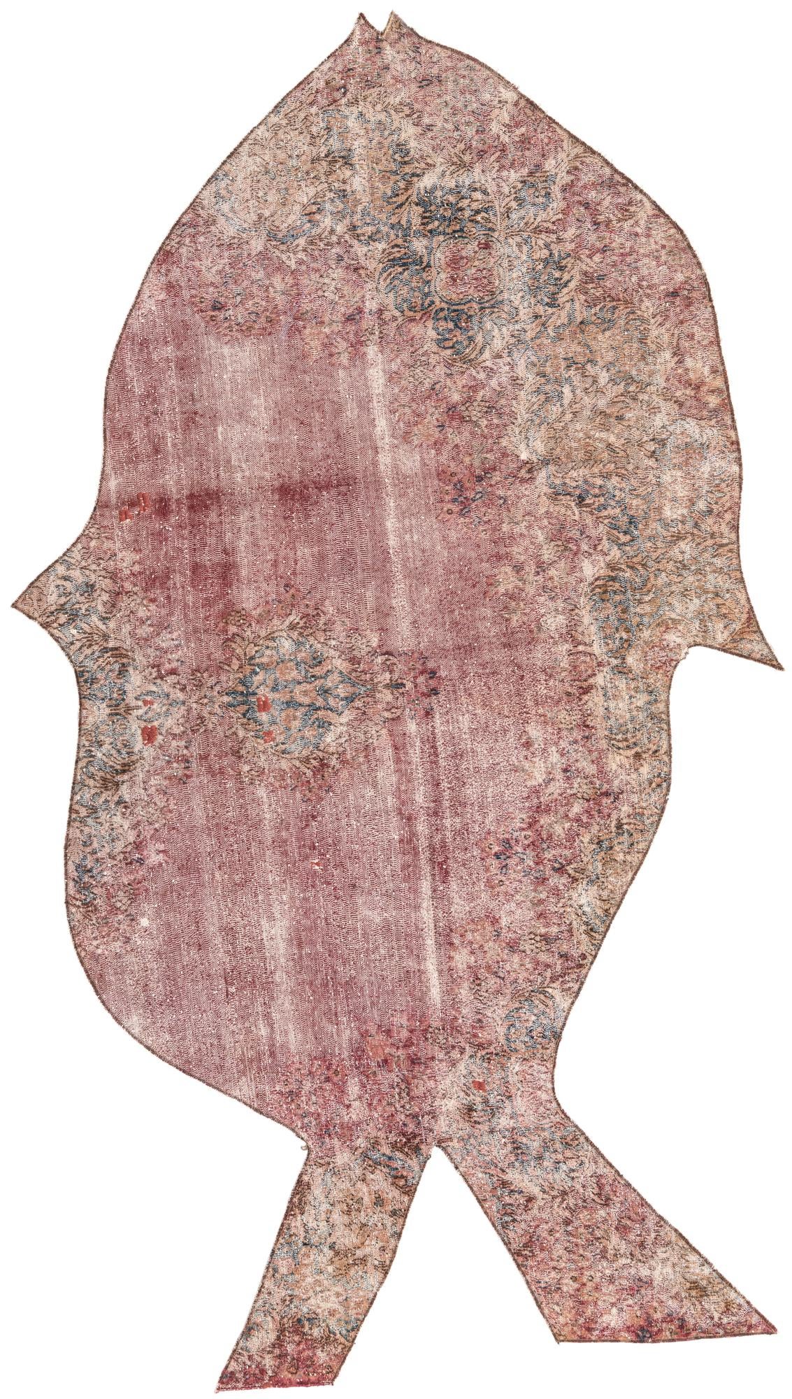 3' 6 x 8' Hand Knotted Ultra Vintage Persian Wool Runner Rug