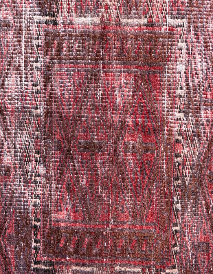 Detail image of 3' 3 x 6' 8  Hand Knotted Ultra Vintage Persian Wool Runner Rug