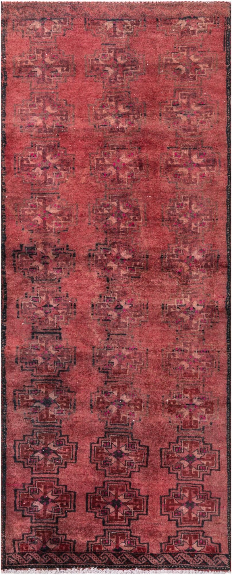 2' 3 x 5' 7 Hand Knotted Ultra Vintage Persian Wool Runner Rug