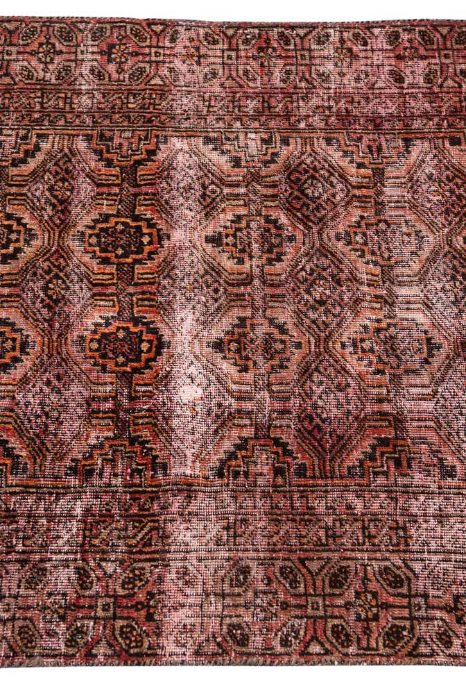 3' x 6' Hand Knotted Ultra Vintage Persian Wool Runner Rug