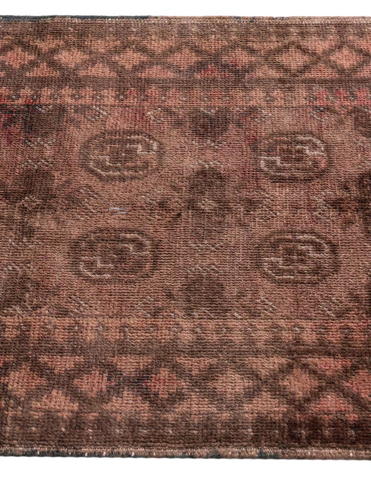Detail image of 2' 7 x 9' 3  Hand Knotted Ultra Vintage Persian Wool Runner Rug