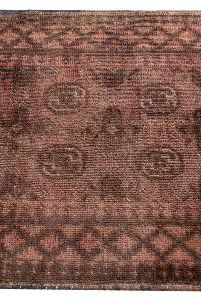 2' 7 x 9' 3 Hand Knotted Ultra Vintage Persian Wool Runner Rug