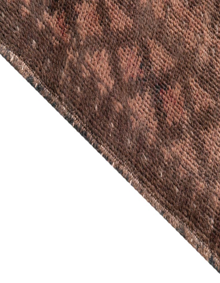 Detail image of 2' 7 x 9' 3  Hand Knotted Ultra Vintage Persian Wool Runner Rug