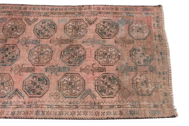2' 4 x 6' Hand Knotted Ultra Vintage Persian Wool Runner Rug
