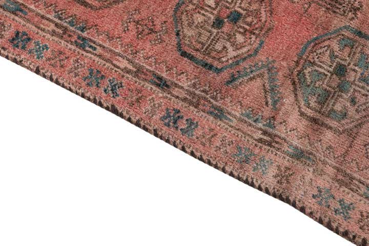 2' 4 x 6' Hand Knotted Ultra Vintage Persian Wool Runner Rug