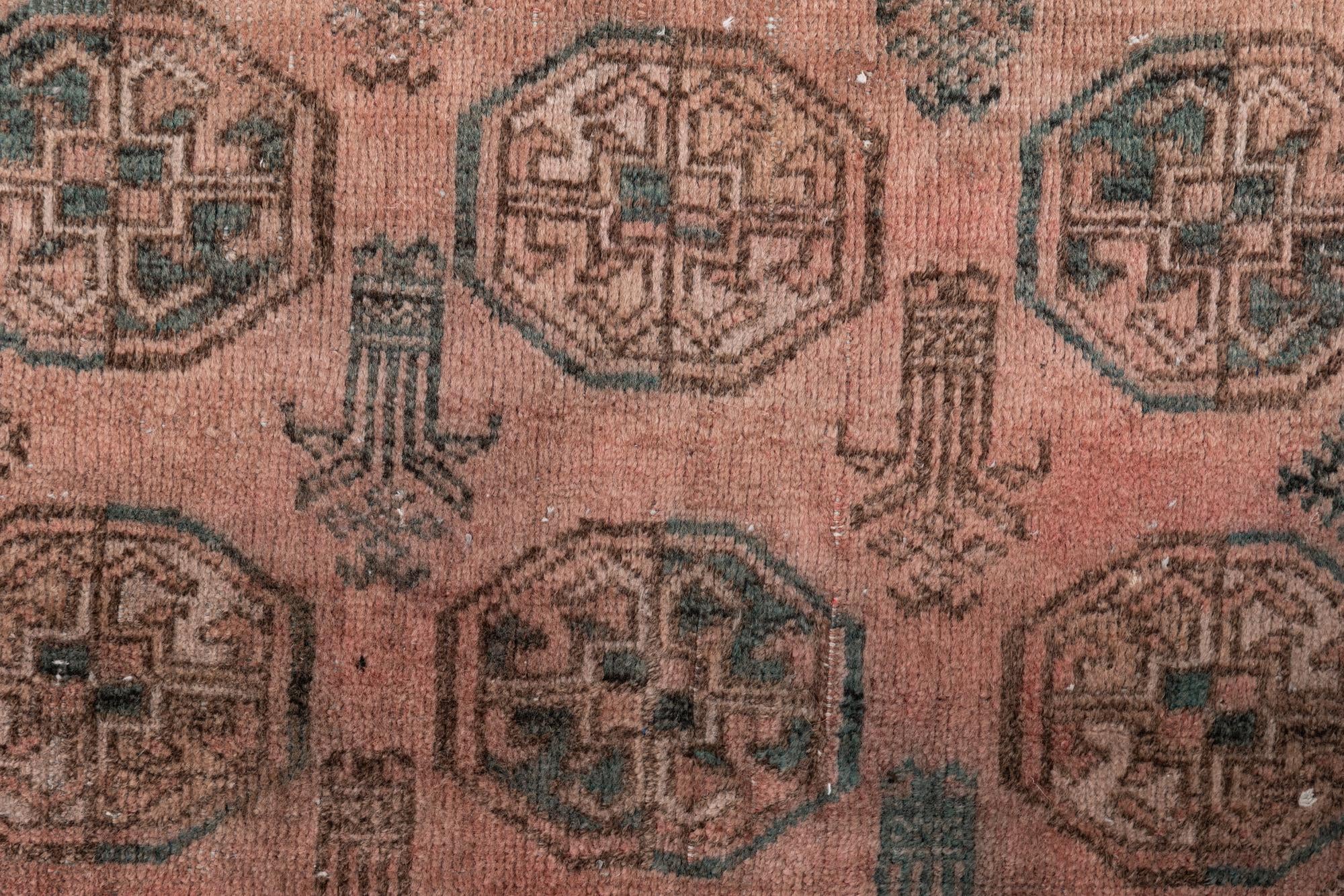 70cm x 185cm anudado a mano Ultra Vintage Alfombra Persa Lana Pasillera