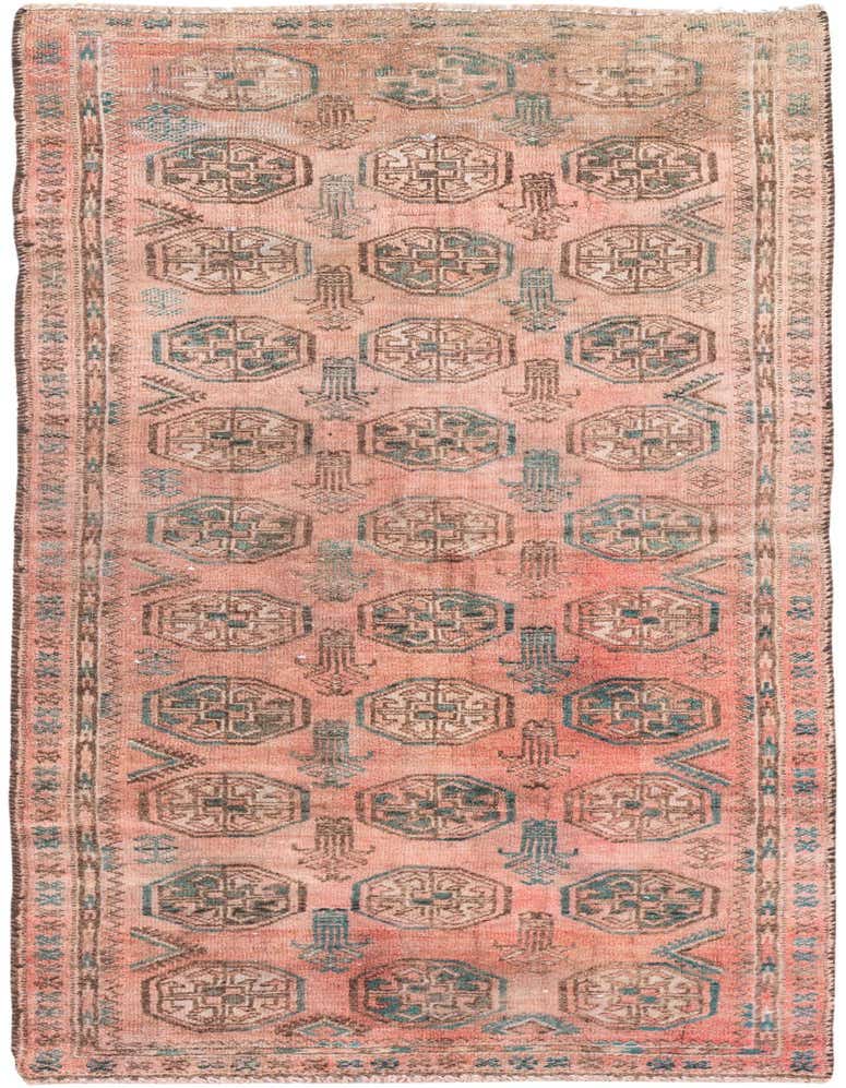 Primary image 2' 4 x 6'  Hand Knotted Ultra Vintage Persian Wool Runner Rug