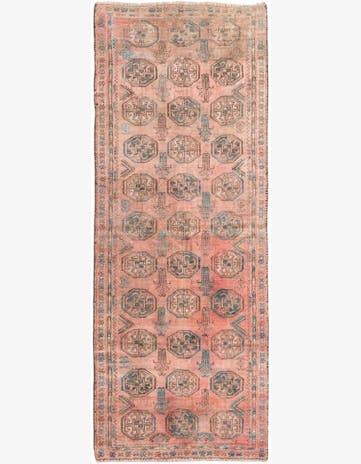 2' 4 x 6' Hand Knotted Ultra Vintage Persian Wool Runner Rug