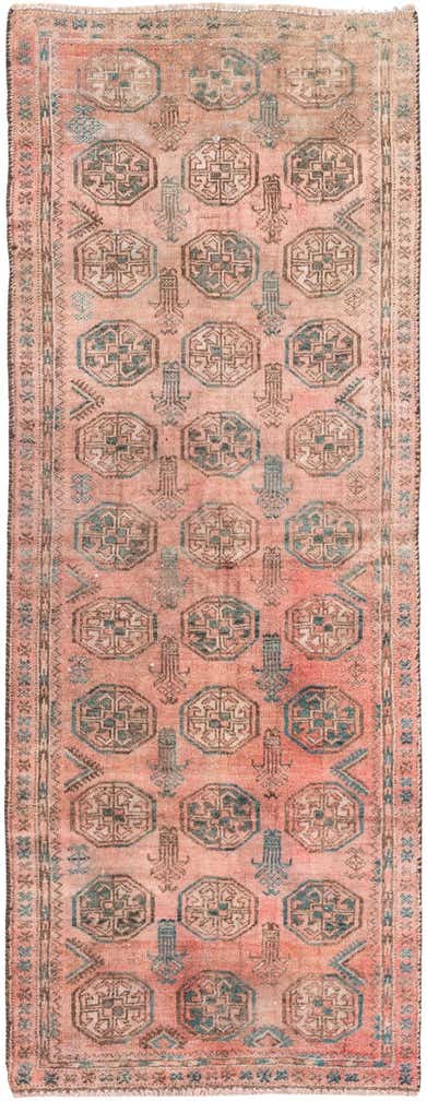 2' 4 x 6' Hand Knotted Ultra Vintage Persian Wool Runner Rug