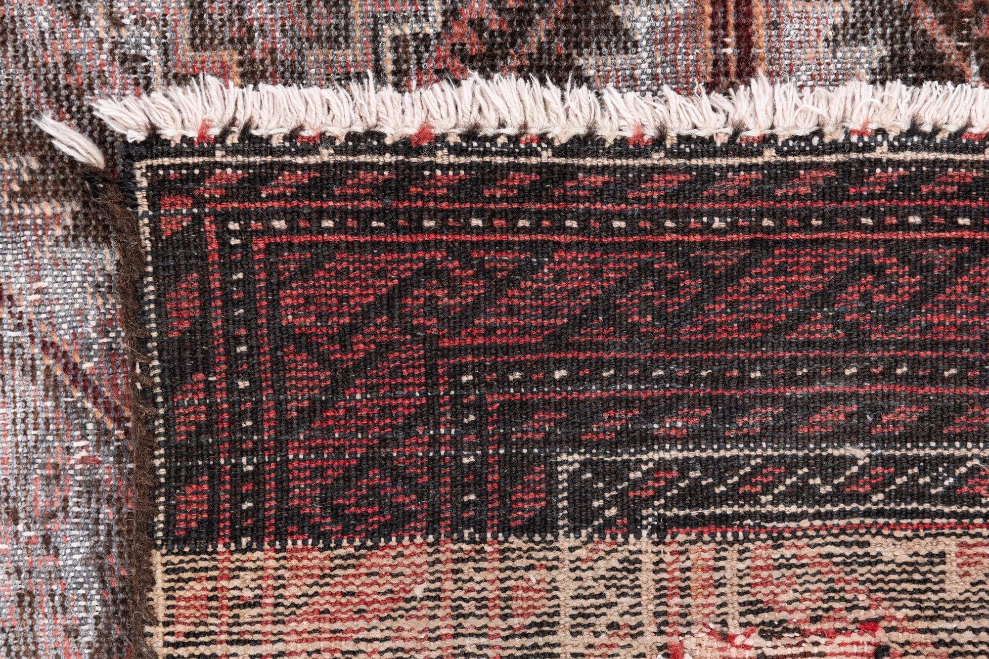3' 4 x 8' 4 Hand Knotted Ultra Vintage Persian Wool Runner Rug
