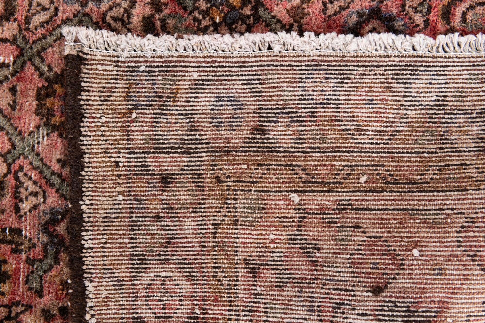 3' 8 x 9' 3 Hand Knotted Ultra Vintage Persian Wool Runner Rug