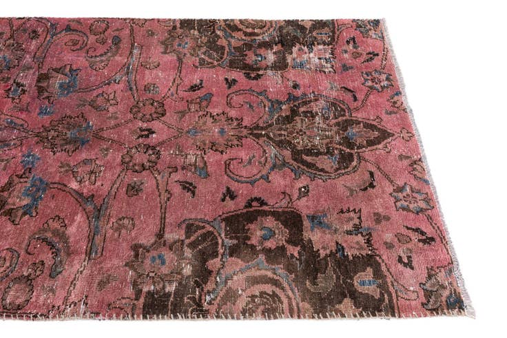 Detail image of 4' x 9' 4 Hand Knotted Ultra Vintage Persian Wool Runner Rug