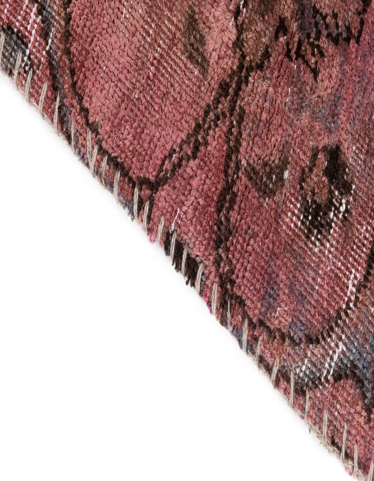 Detail image of 4' x 9' 4  Hand Knotted Ultra Vintage Persian Wool Runner Rug