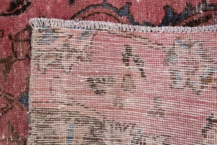 4' x 9' 4 Hand Knotted Ultra Vintage Persian Wool Runner Rug