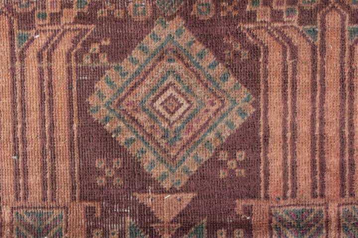 2' 10 x 8' 2 Hand Knotted Ultra Vintage Persian Wool Runner Rug