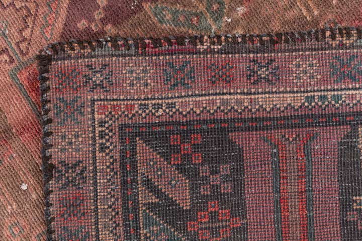 2' 10 x 8' 2 Hand Knotted Ultra Vintage Persian Wool Runner Rug