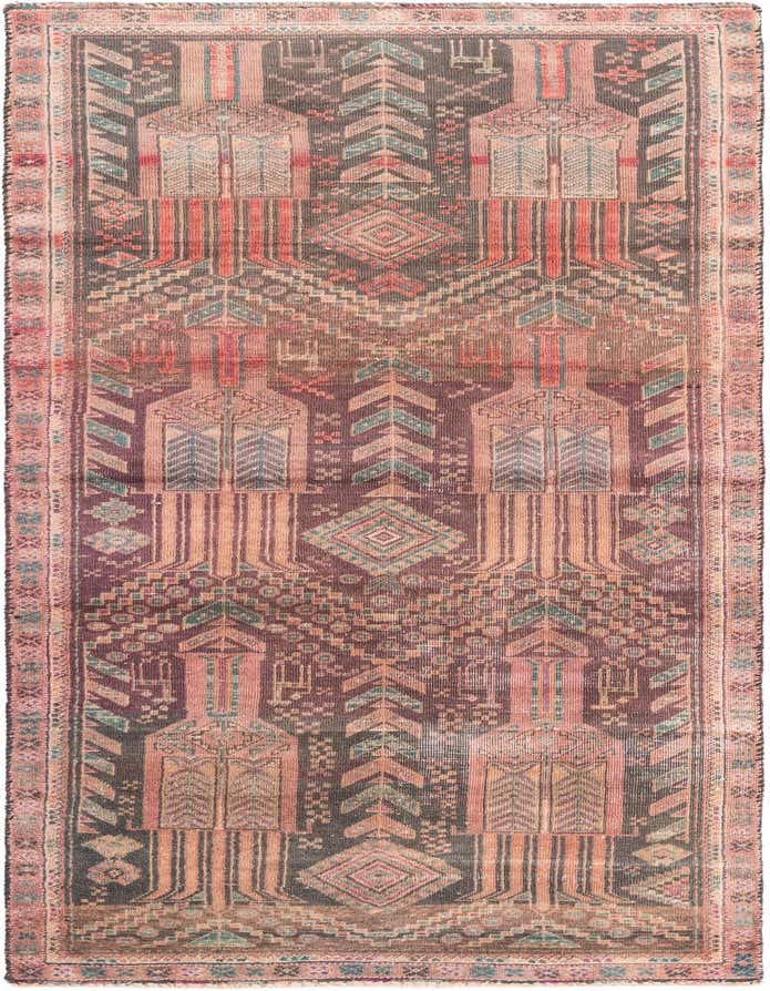 Primary image 2' 10 x 8' 2  Hand Knotted Ultra Vintage Persian Wool Runner Rug