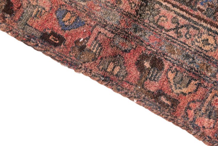 Detail image of 3' 1 x 6' 3 Hand Knotted Ultra Vintage Persian Wool Runner Rug