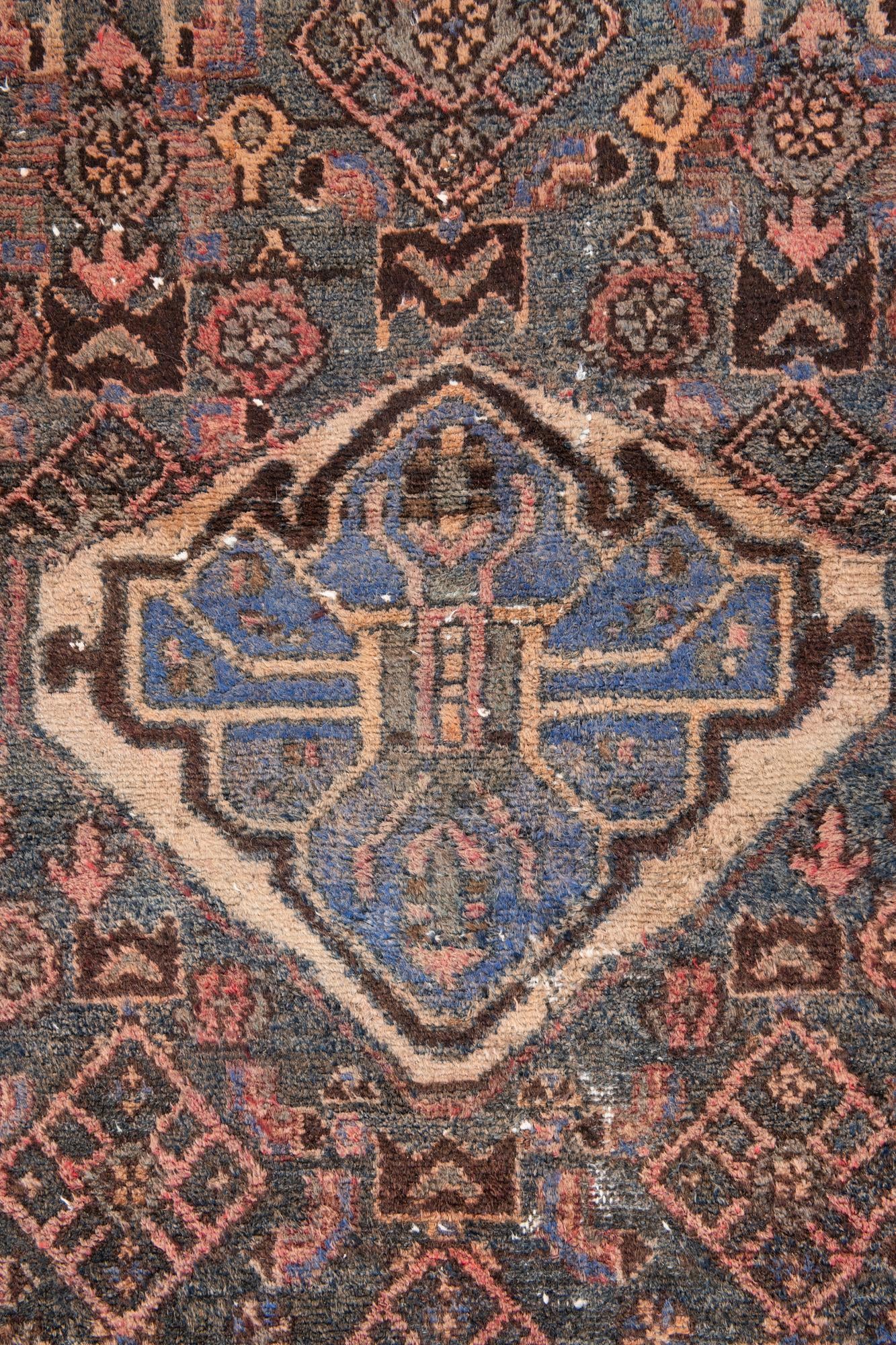 3' 1 x 6' 3 Hand Knotted Ultra Vintage Persian Wool Runner Rug