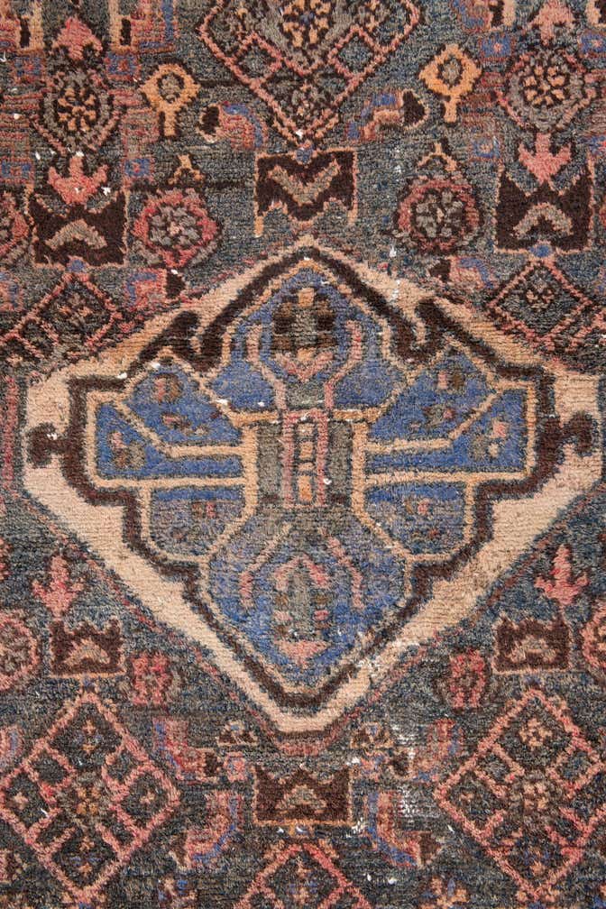 3' 1 x 6' 3 Hand Knotted Ultra Vintage Persian Wool Runner Rug