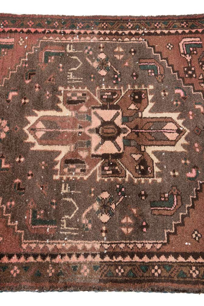 2' 9 x 6' 3 Hand Knotted Ultra Vintage Persian Wool Runner Rug