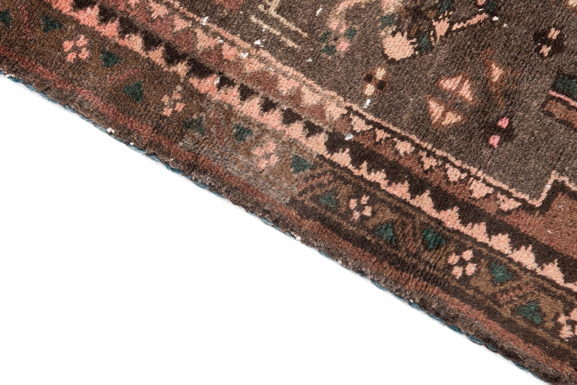 2' 9 x 6' 3 Hand Knotted Ultra Vintage Persian Wool Runner Rug