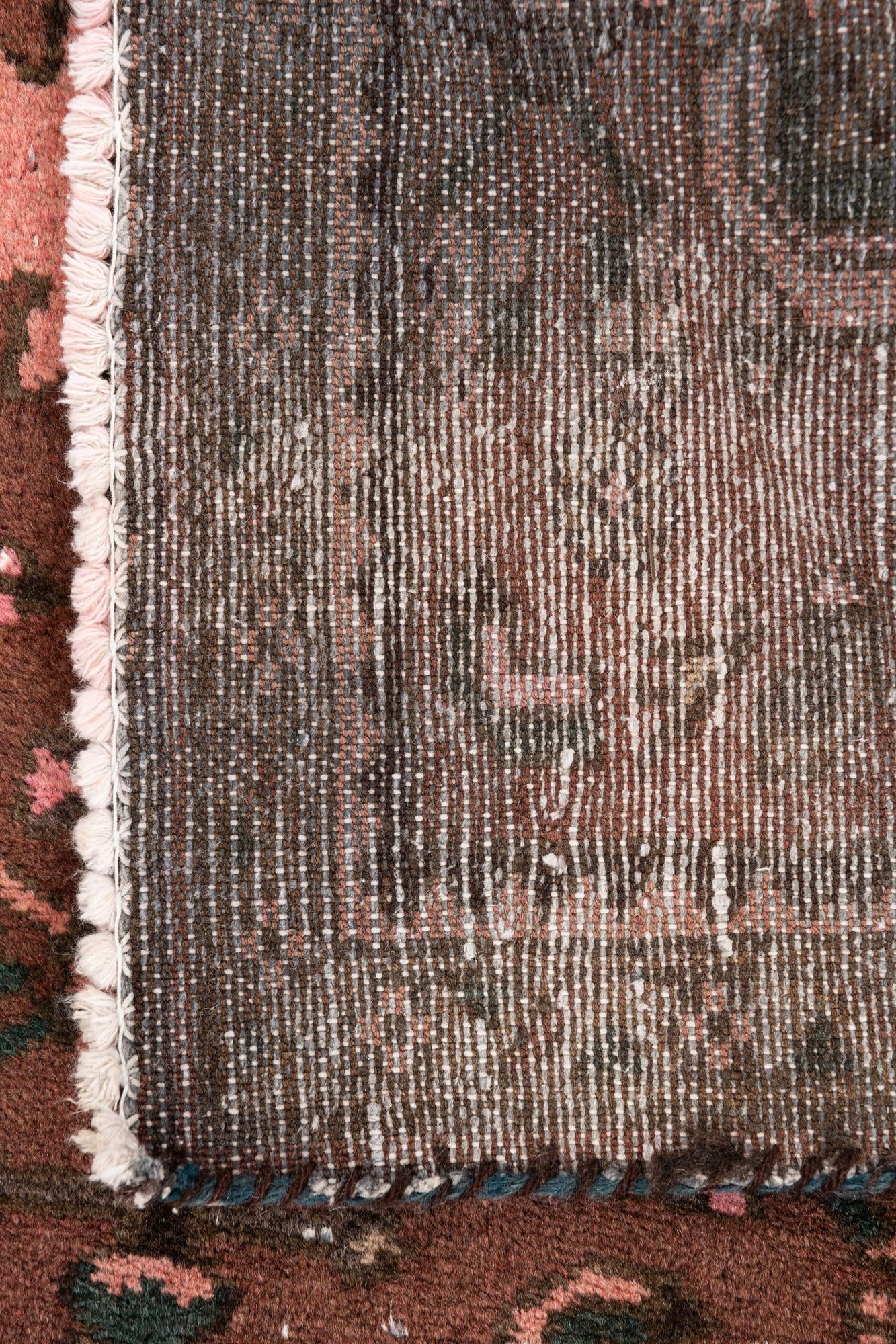 2' 9 x 6' 3 Hand Knotted Ultra Vintage Persian Wool Runner Rug