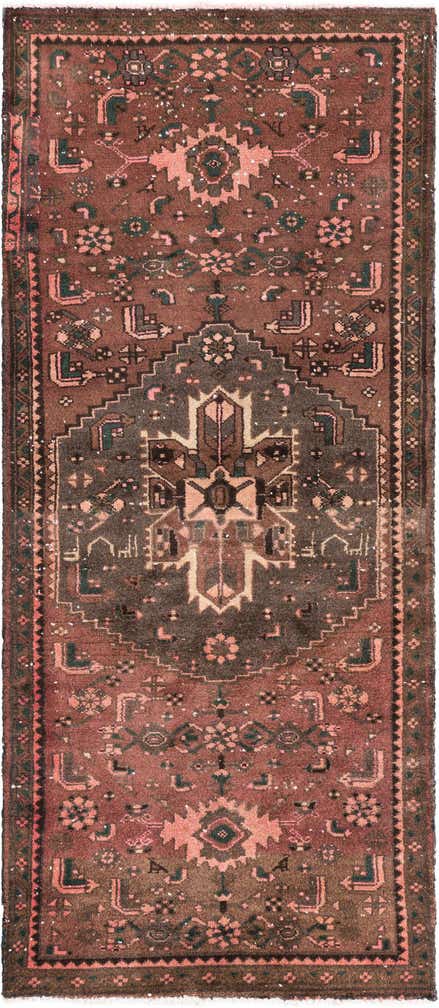 2' 9 x 6' 3 Hand Knotted Ultra Vintage Persian Wool Runner Rug