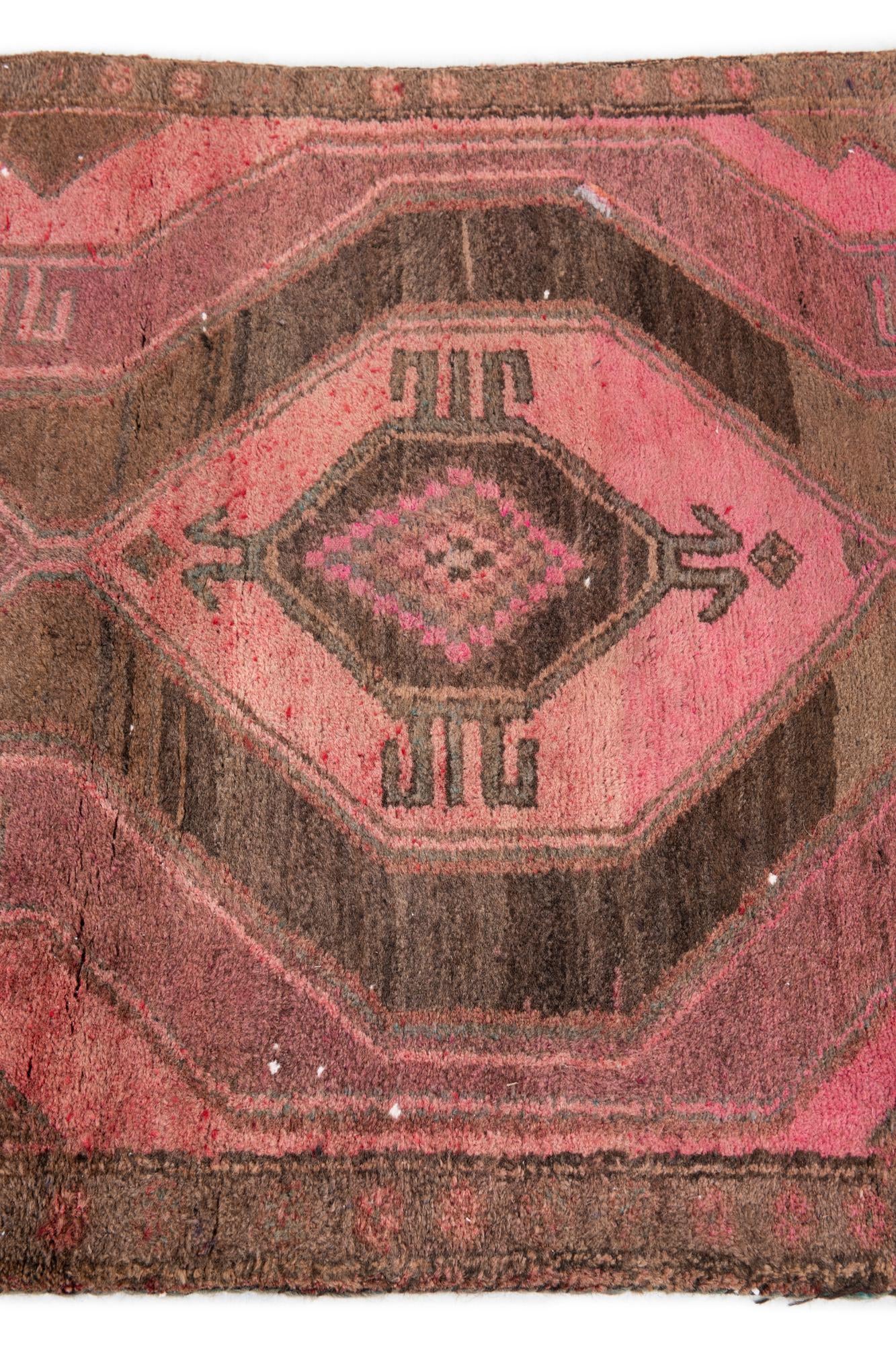 2' 10 x 7' 7 Hand Knotted Ultra Vintage Persian Wool Runner Rug