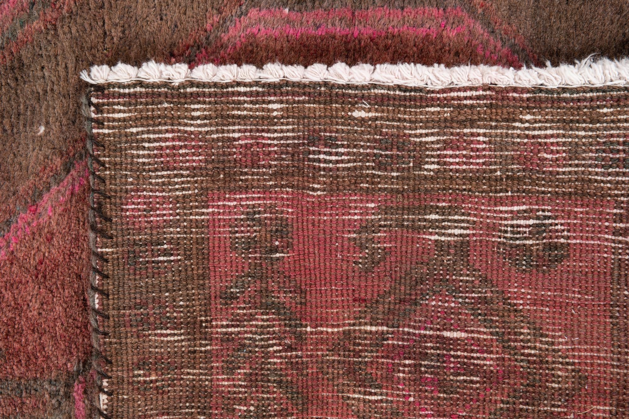 2' 10 x 7' 7 Hand Knotted Ultra Vintage Persian Wool Runner Rug