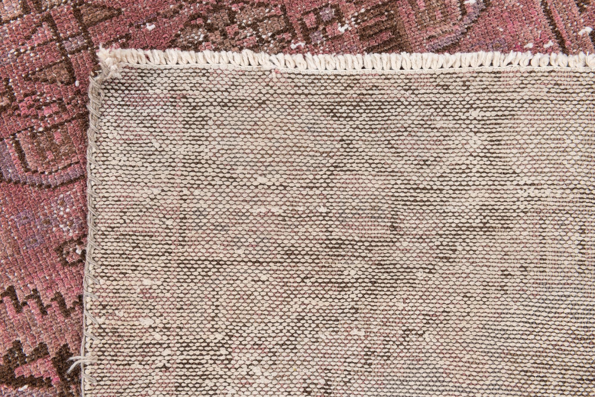 2' 5 x 9' 4 Hand Knotted Ultra Vintage Persian Wool Runner Rug