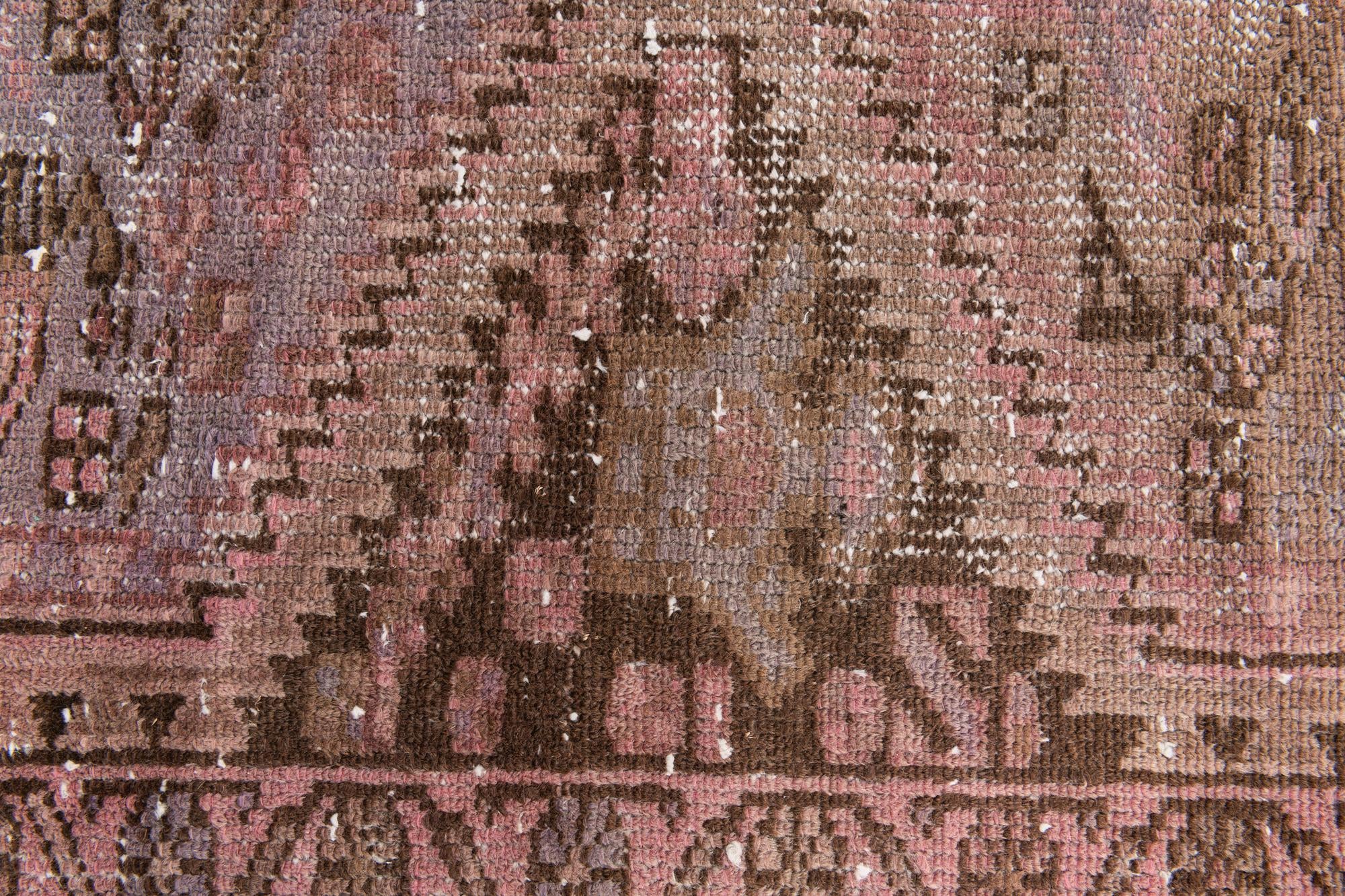 2' 5 x 9' 4 Hand Knotted Ultra Vintage Persian Wool Runner Rug