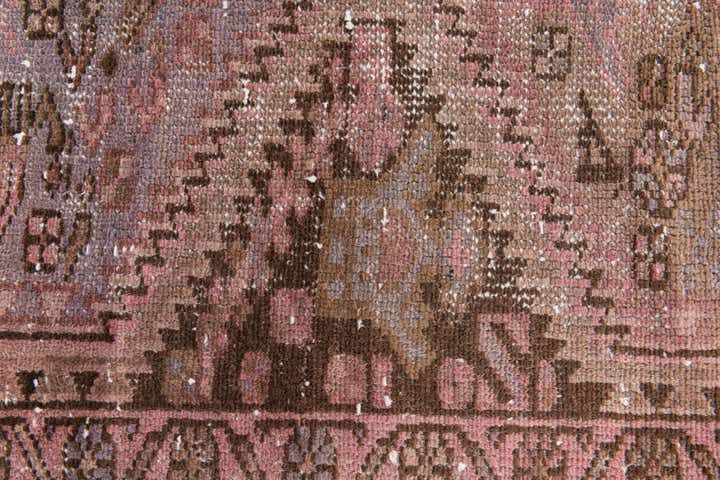 2' 5 x 9' 4 Hand Knotted Ultra Vintage Persian Wool Runner Rug