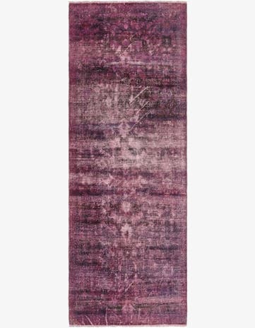 3' 8 x 10' 4 Hand Knotted Ultra Vintage Persian Wool Runner Rug