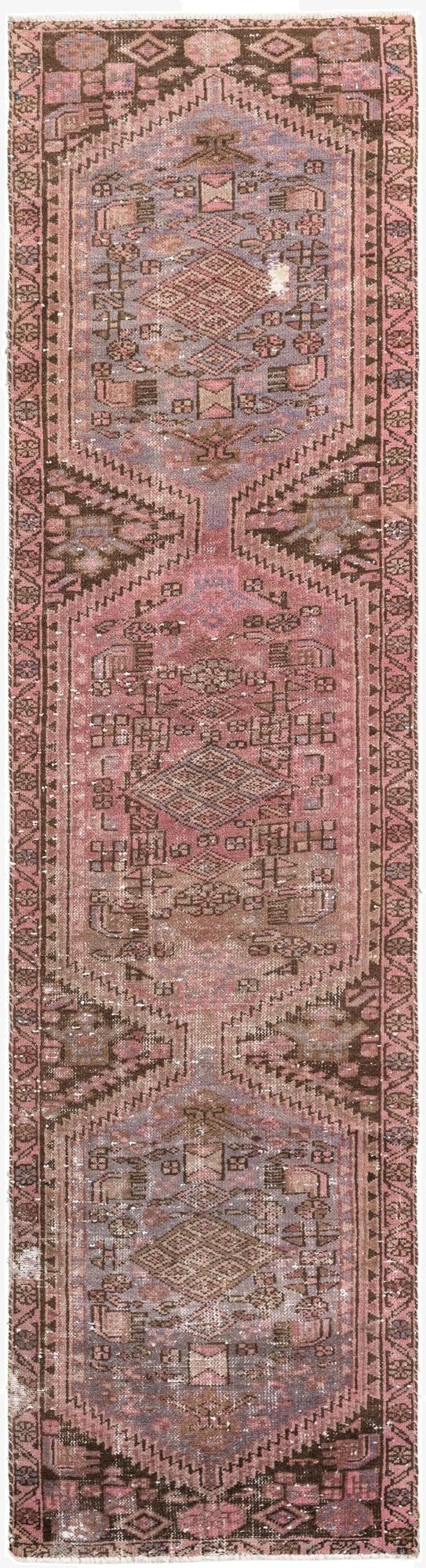 Primary image 2' 5 x 9' 4  Hand Knotted Ultra Vintage Persian Wool Runner Rug