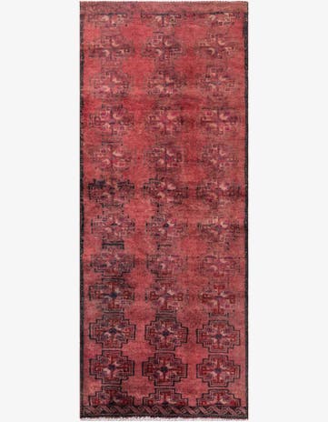 2' 3 x 5' 7 Hand Knotted Ultra Vintage Persian Wool Runner Rug