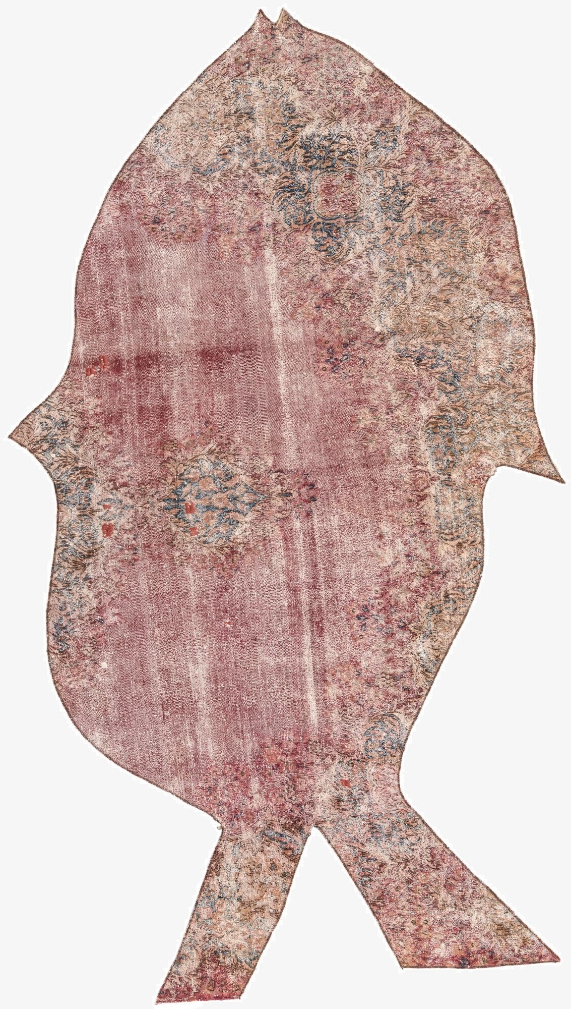 Primary image 3' 6 x 8'  Hand Knotted Ultra Vintage Persian Wool Runner Rug