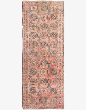 2' 4 x 6' Hand Knotted Ultra Vintage Persian Wool Runner Rug