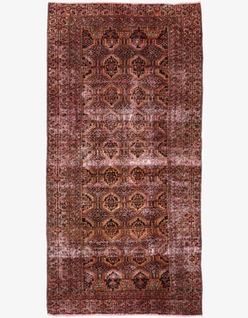 3' x 6' Hand Knotted Ultra Vintage Persian Wool Runner Rug