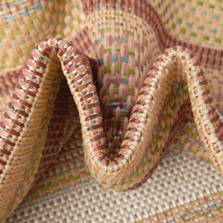 Detail image of 5' 3 x 5' 3 Easy-Clean Baja Indoor / Outdoor Square Rug