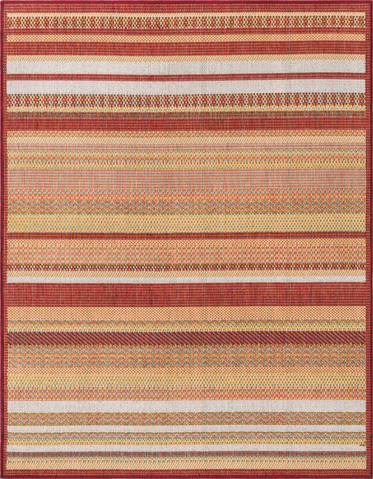 Detail image of 5' 3 x 5' 3 Easy-Clean Baja Indoor / Outdoor Square Rug