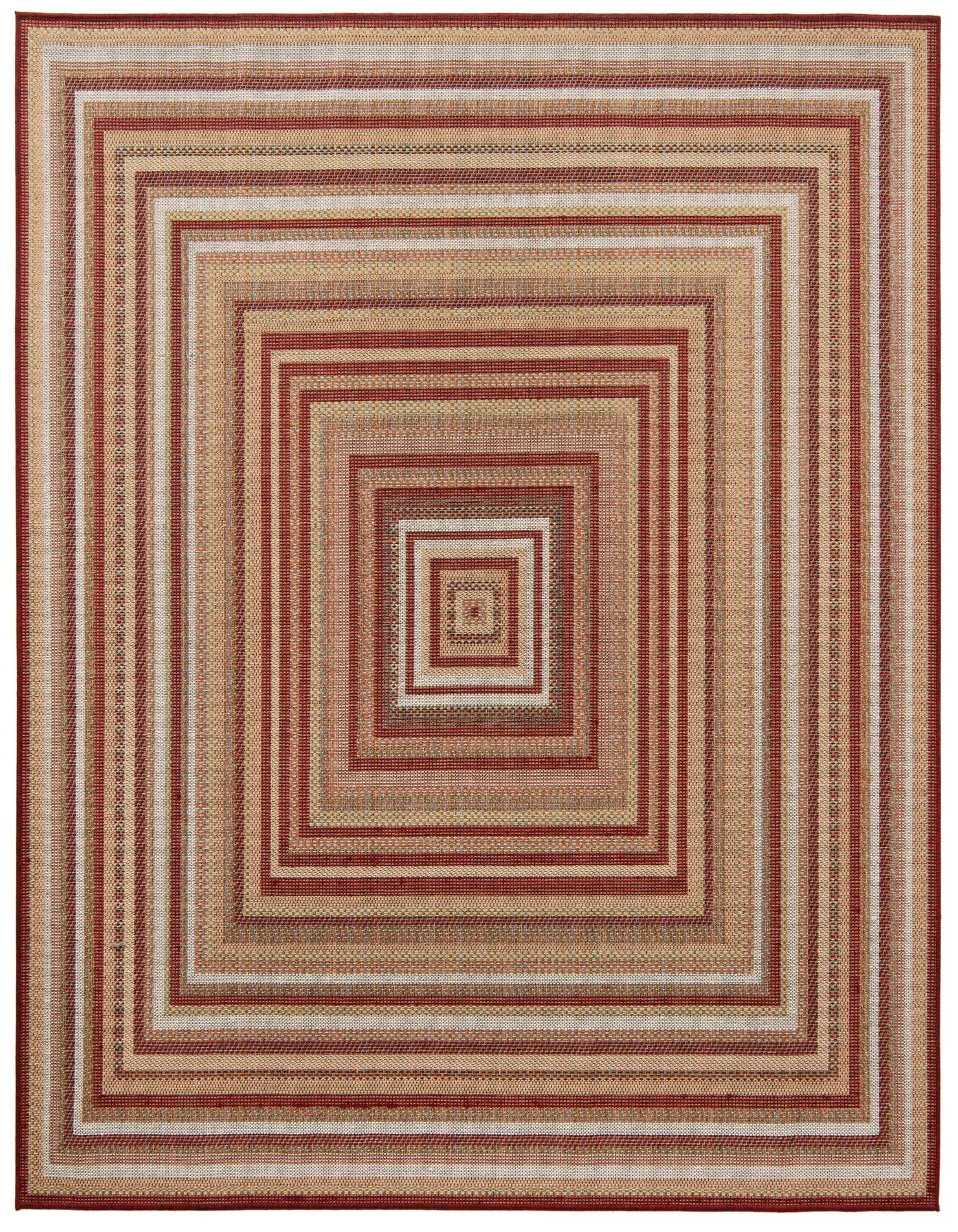 7' 10 x 7' 10 Easy-Clean Baja Indoor / Outdoor Square Rug