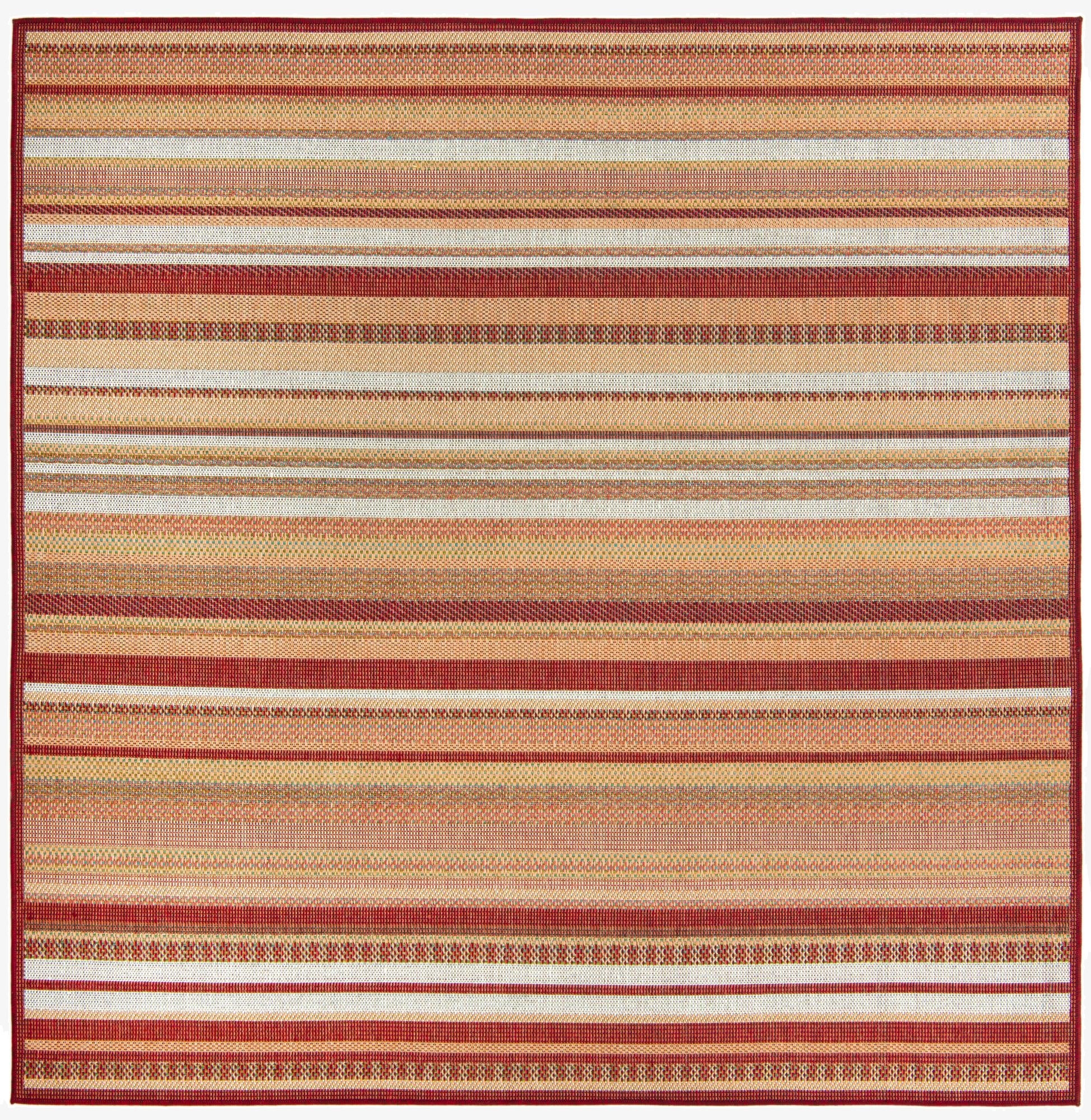 7' 10 x 7' 10  Washable Baja Indoor / Outdoor Square Rug